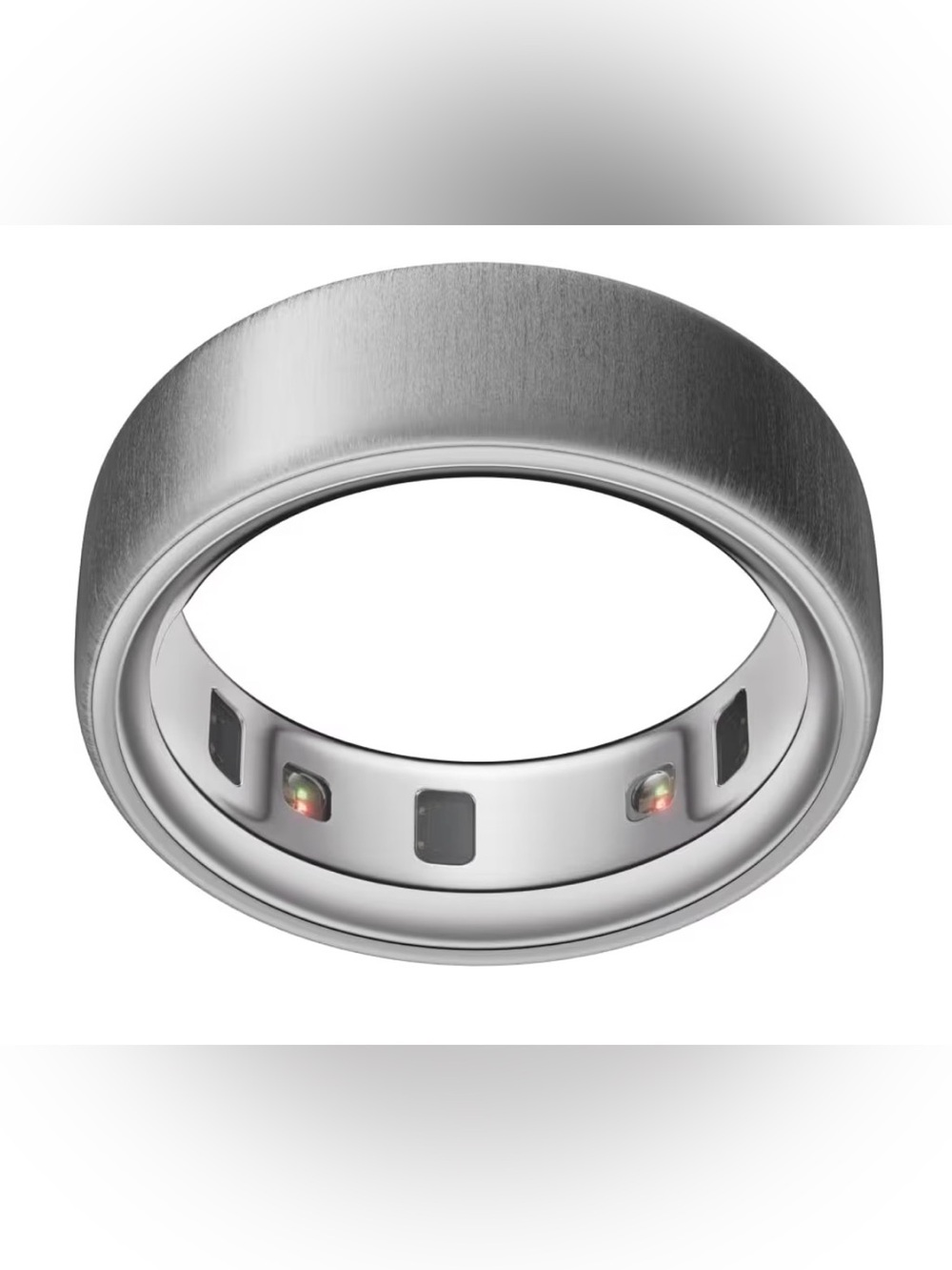 Oura Ring 4 - Brushed Silver - Size 7